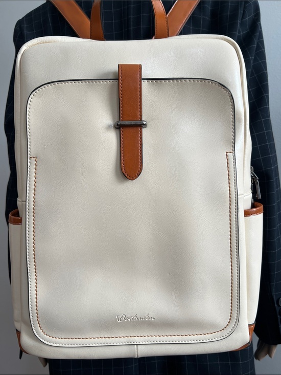 BOSTANTEN Leather Laptop Backpack Purse Casual College Casual Bags Daypack main image 12